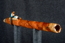 Dream Amboyna Burl Native American Flute, Minor, Mid G-4, #Q15C (6)